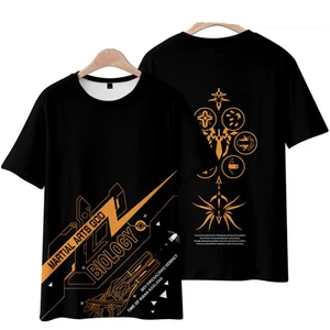 Футболка с 3D рисунком Honkai Impact 3 для мужчин и женщин, модная смешная футболка с коротким рукавом, крутая уличная одежда для косплея, костюм для косплея, лето