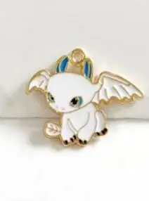 20 шт. металлические подвески с эмалью в виде дракона|charm pendant diy|charm pendantmetal charm pendants |