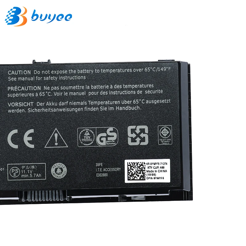 11 1 В 65wh оригинальный FV993 PG6RC R7PND Батарея для DELL Precision M6600 M6700 M6800 M4800 M4600 M4700 T3NT1 FJJ4W OTN1K5 |