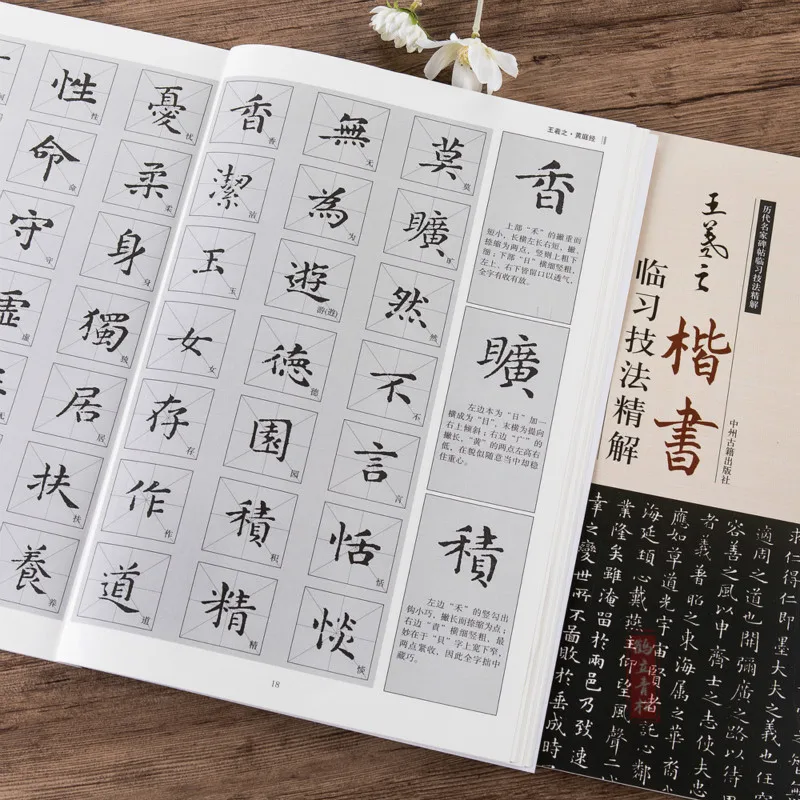 

Wang Xizhi's Regular Calligraphy and Training TechniquesHuang Tingjing Yue Yilun,brush Calligraphy Copybook Template Tutorial