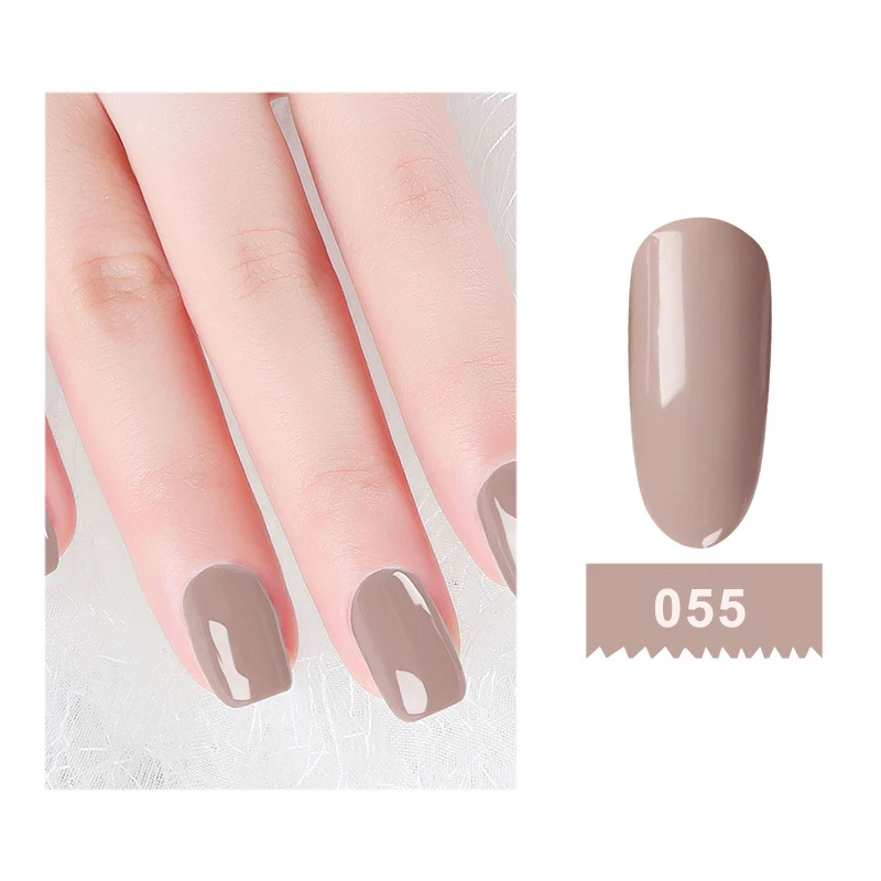 10 мл Профессиональный Гель лак для ногтей телесный розовый цвет серии