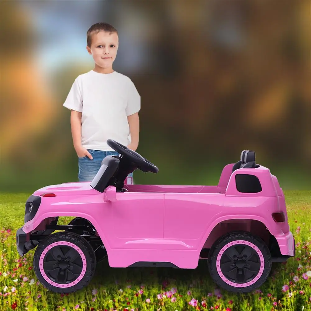 

[US] LEADZM LZ-910 Electric Car Single Drive Children Car with 35W 6V 7AH Battery Pre-Programmed Music Remote Control Pink