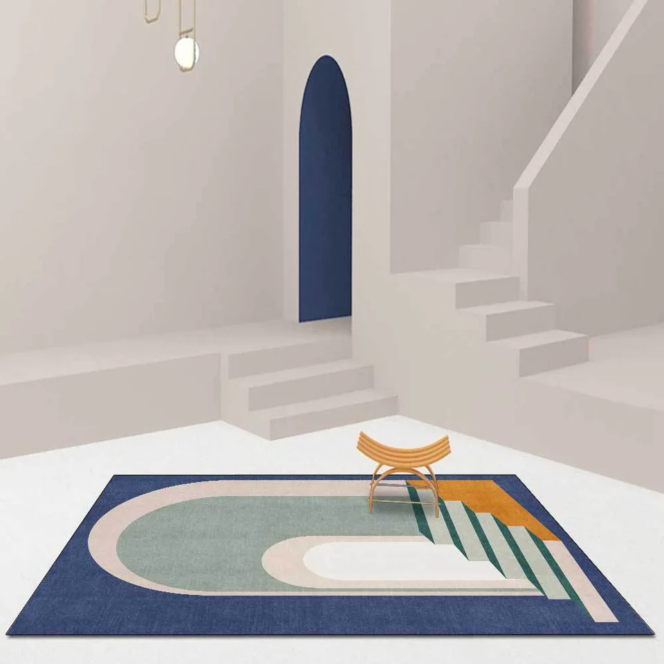 

Pastoral Simple Carpet And Rugs Sofa Coffee Table Blanket For Living Room Home Decor Non-slip Kids Play Mat Floor Mats