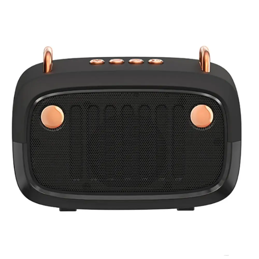 

Cool Vintage Portable Bluetooth V5.0 Speaker Long Worktime Outdoor Loudspeaker Support TF Card/U Disk/FM Wireless Subwoofer