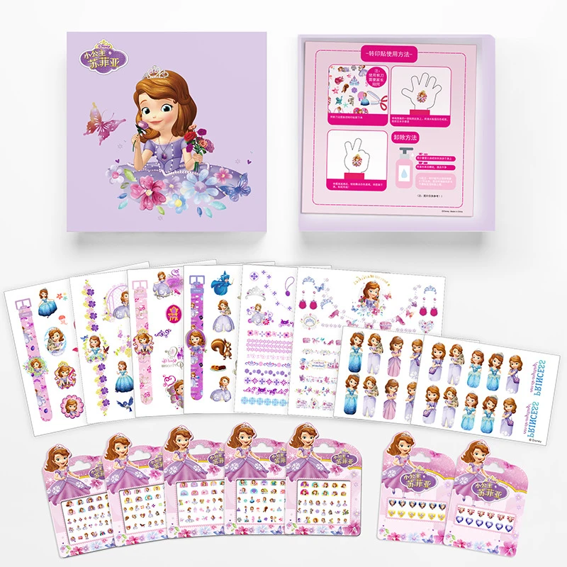 Наклейка для ногтей в стиле Диснея тату малышей игрушки детей подарок Принцесса