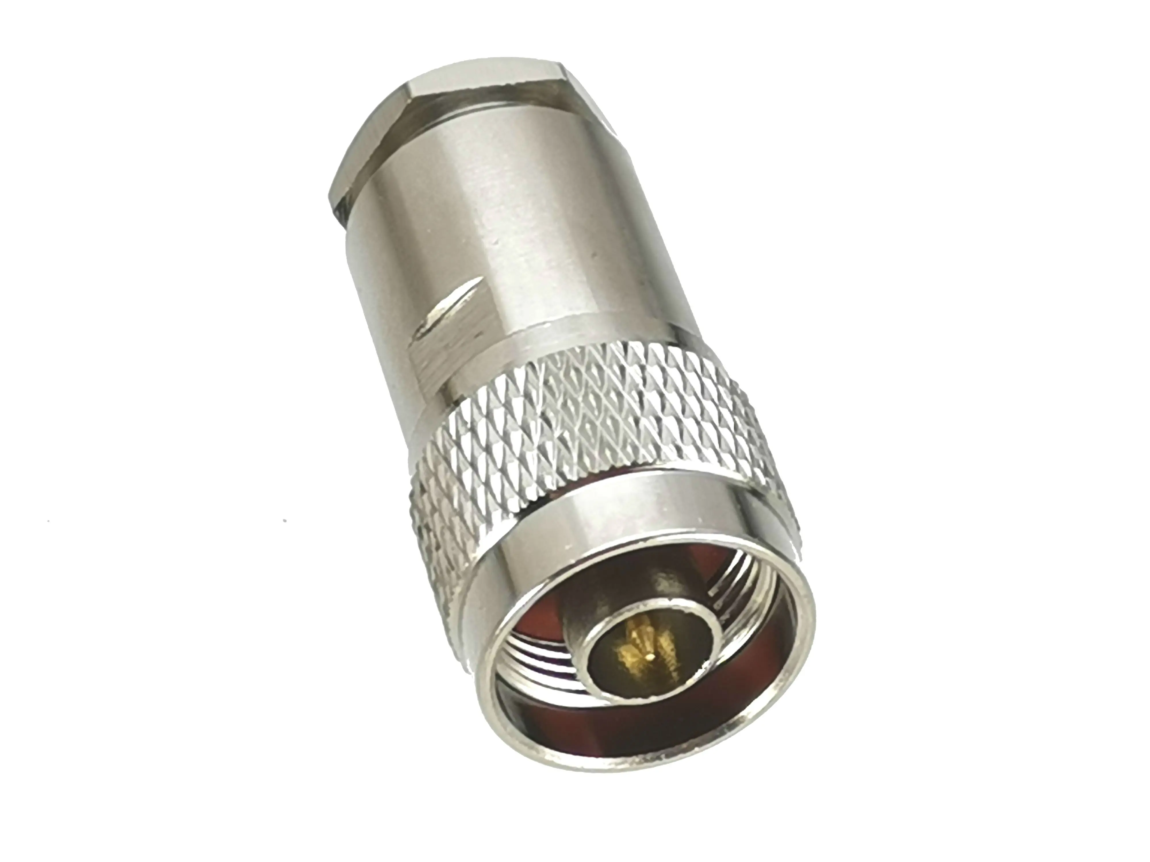 10pcs N Male Plug Connector Clamp RG8 LMR400 7D-FB RG213 Cable RF Coaxial Brass Straight New | Обустройство дома