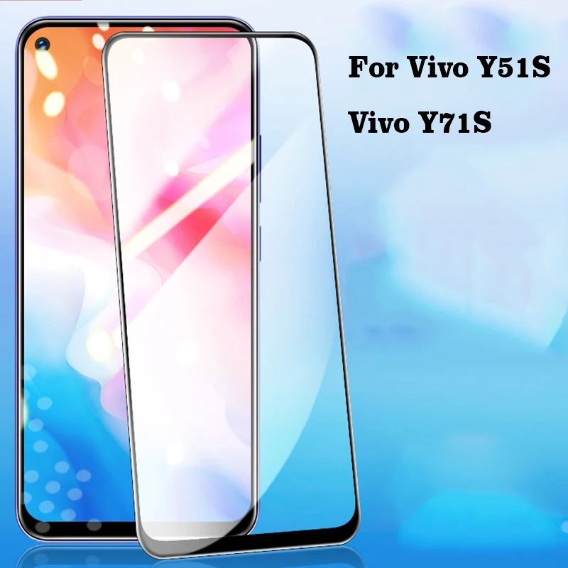 3D полное закаленное стекло для Vivo Y51S покрытие 9H пленка Взрывозащищенная защитная
