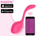 Вибратор-фаллоимитатор для женщин, дистанционное управление через приложение, вибрирующее яйцо, Bluetooth, вибратор для женщин, интимные игрушки для пар