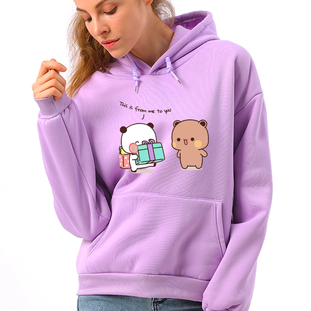 

Толстовка женская оверсайз с принтом «два медведя»