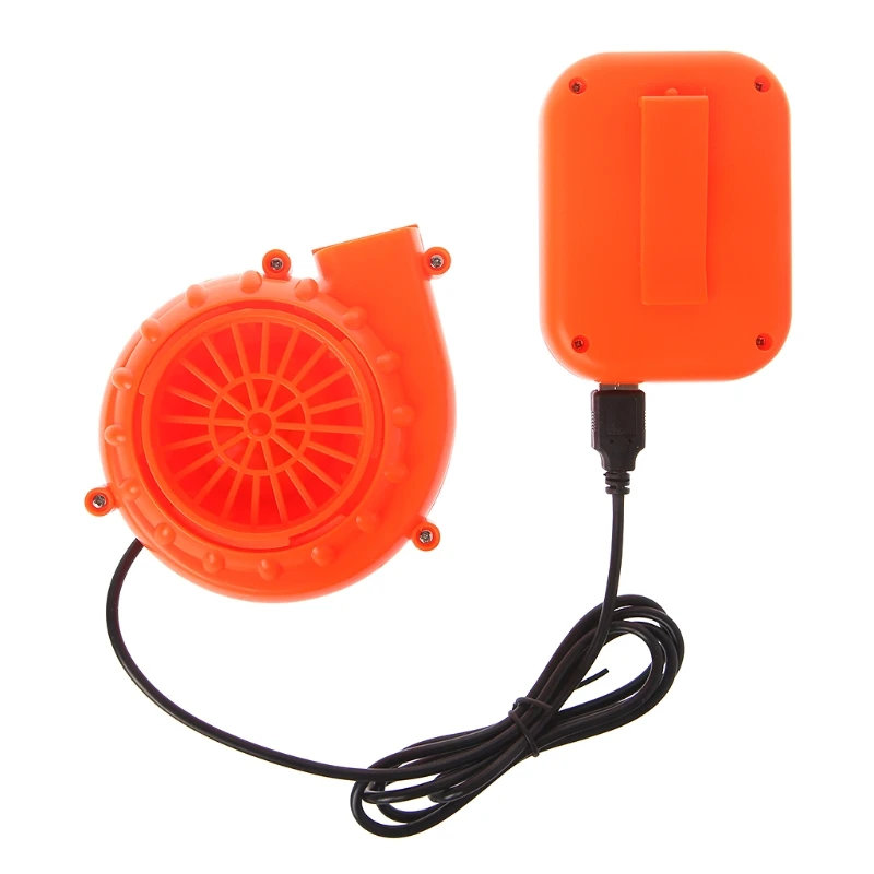 

Electric Mini Fan Air Blower For Inflatable Toy Costume Doll Battery Powered USB High Quality (battery not included)
