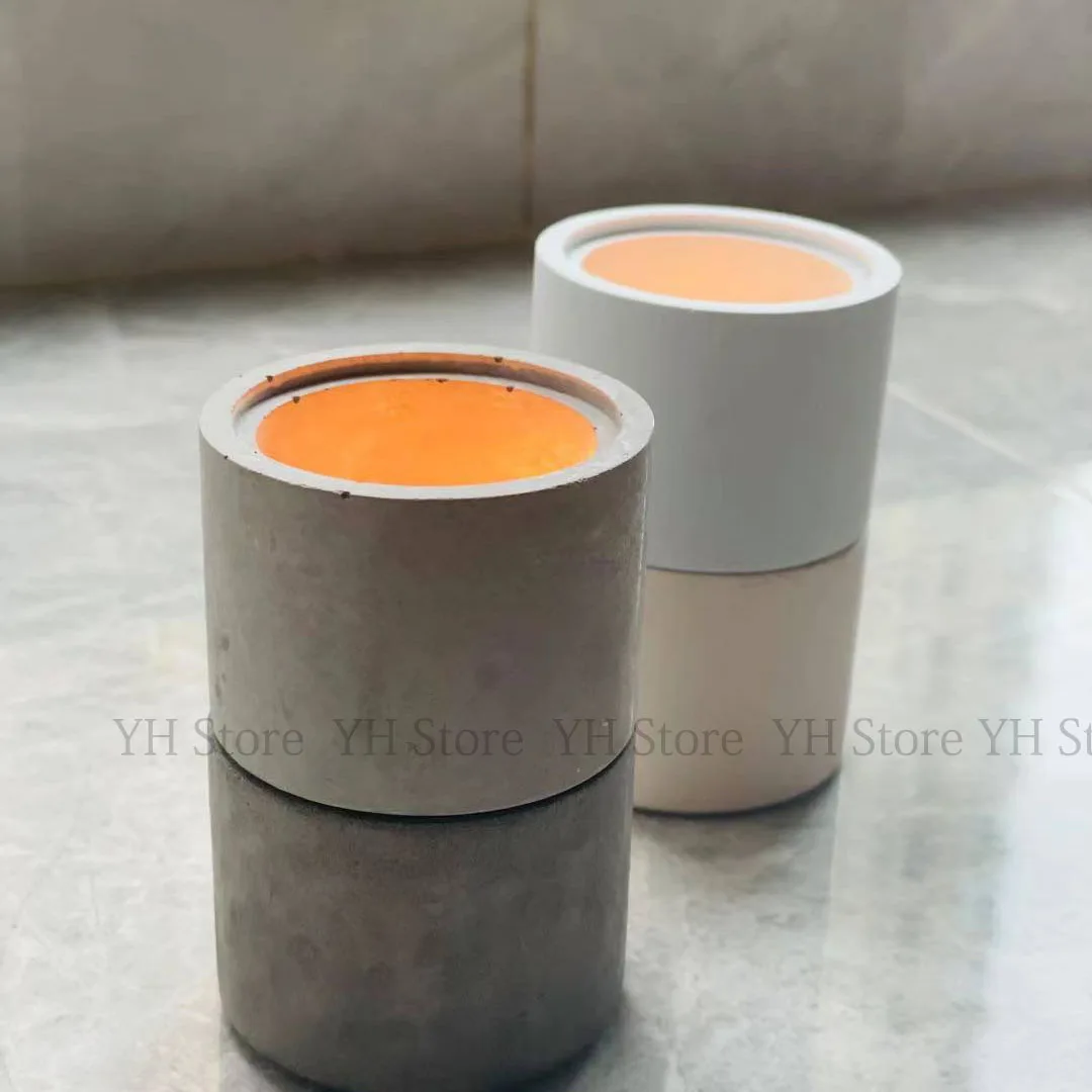 Бетонный силиконовый подсвечник форма для подсвечника мини-контейнер хранения