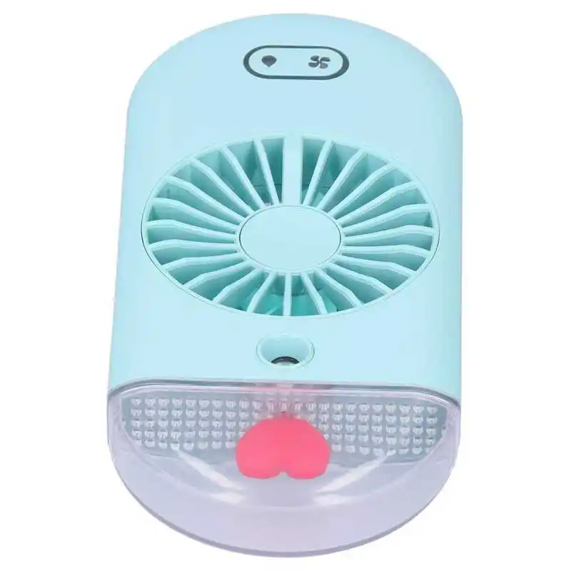 

Air Conditioner 2in 1 Water Mist Fan USB Charging Mini Handheld Humidfiying Spray Fan for Home Office Air Humidifier Fan