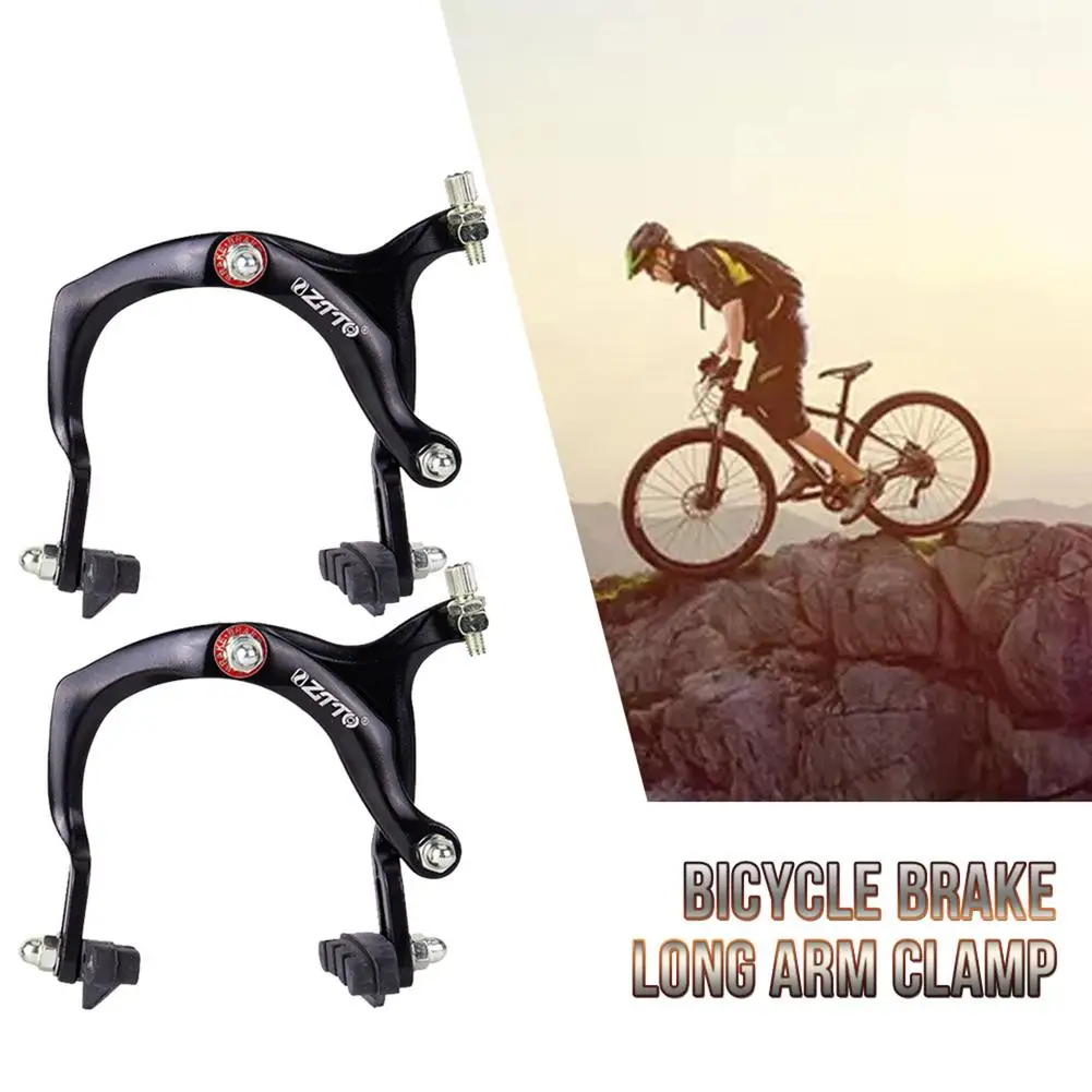 

City Bicycle Brake Long Arm Pliers Calipers High Security Aluminum Alloy Mtb Road Bike C Brake Clamps Bike Accessories Equipment