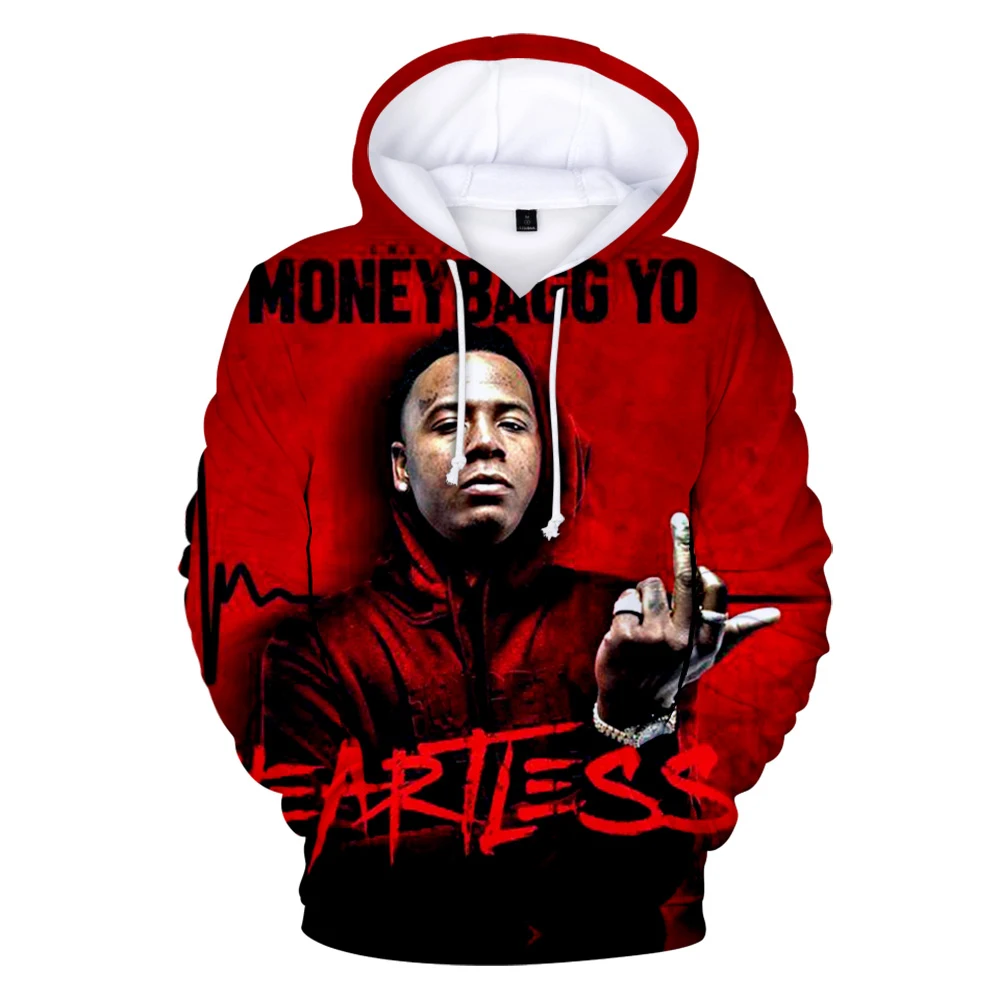

Милые толстовки Moneybagg Yo с 3D принтом, спортивная одежда осенние толстовки с капюшоном, детская одежда, молодежная уличная одежда, женские/муж...