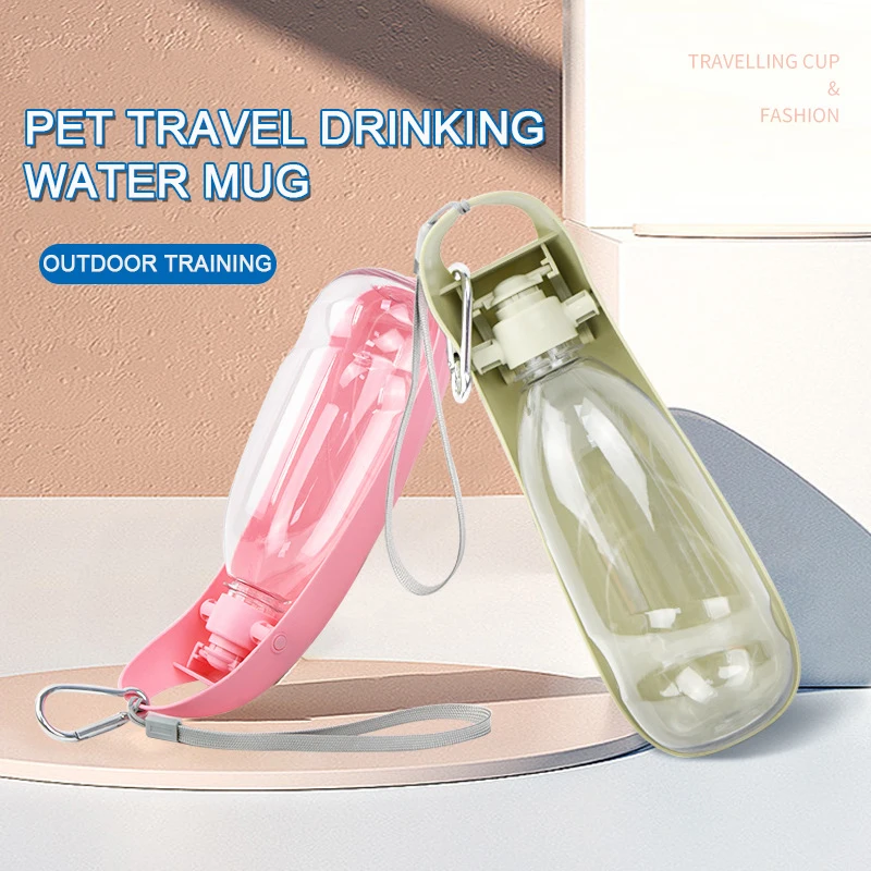 

Lightweight Dog Water Bottle Pet Travel Dogs Cat Drinking Bowl Outdoor Portable Dispenser Food Grade Material Pet Supplies