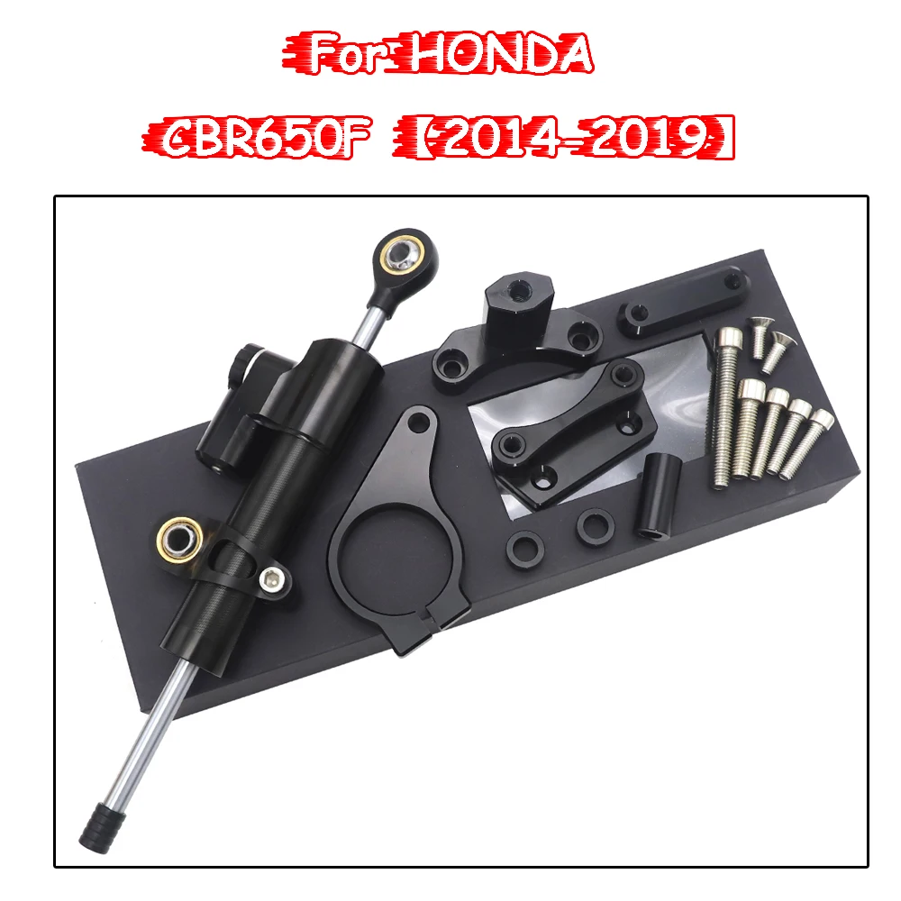 

Motorcycle CNC Adjustable Steering Damper Stabilizer Mounting For HONDA CBR650F CBR 650F CBR650 F 2014 2015 2016 2017 2018 2019