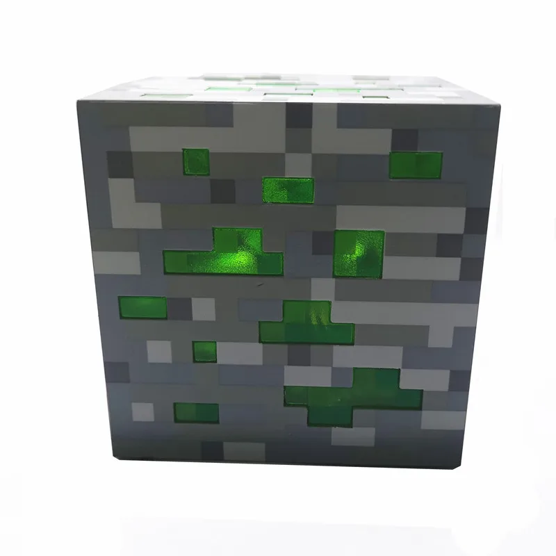 Colorfull Light Up Torch Touch LED Lamp Diamond Block Redstone Ore Square Light LED Children Room Light