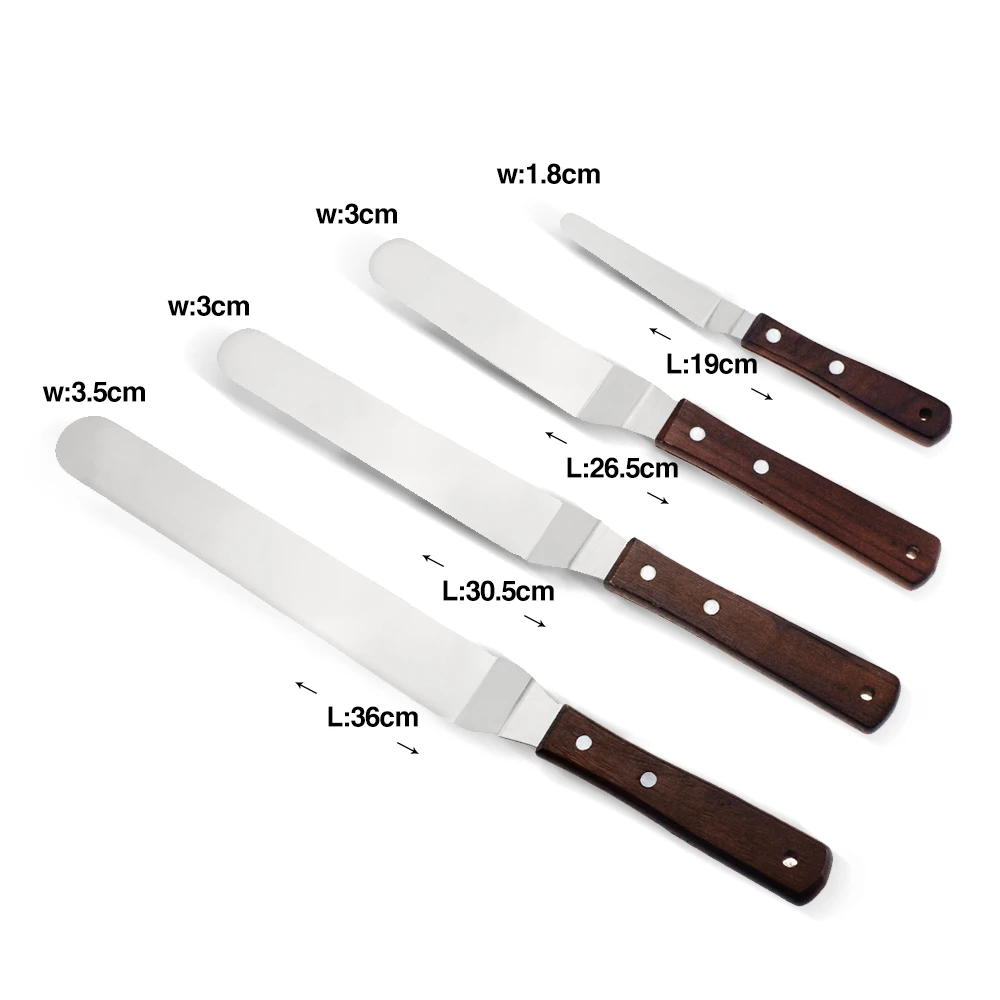 4/6/8/10 дюймов Нержавеющая сталь лопатка для торта соблазнительный крем масло