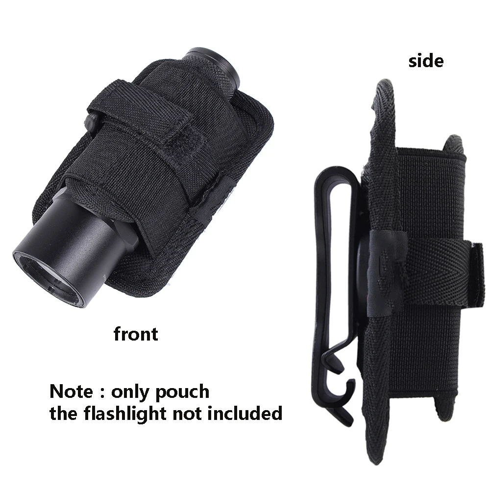 360 ° Вращение тактический фонарик кобура на открытом воздухе Пояс утилитарный