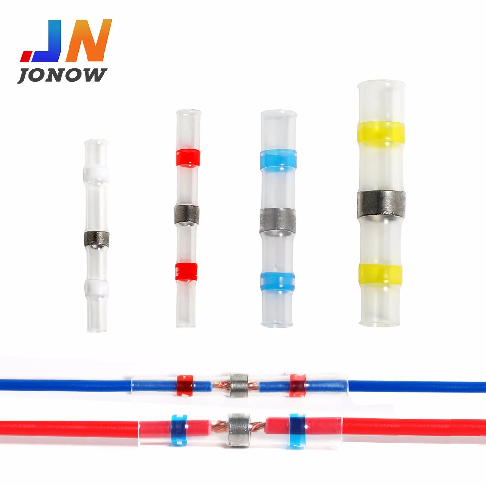 

Waterproof solder shrink tube wire terminal 10/30/50PCS faston Connector A.W.G-22-18 quick cable splice butt type electrical KIT
