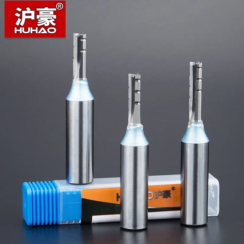 HUHAO 1/2 &quotхвостовик 3 фрезы TCT прямые Обрезка концевые для МДФ фанеры ДСП |