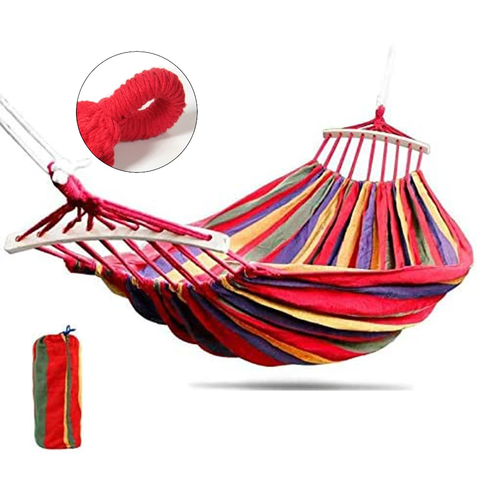 Портативный гамак hoory уличный легкий подвесной для пешего туризма из холста