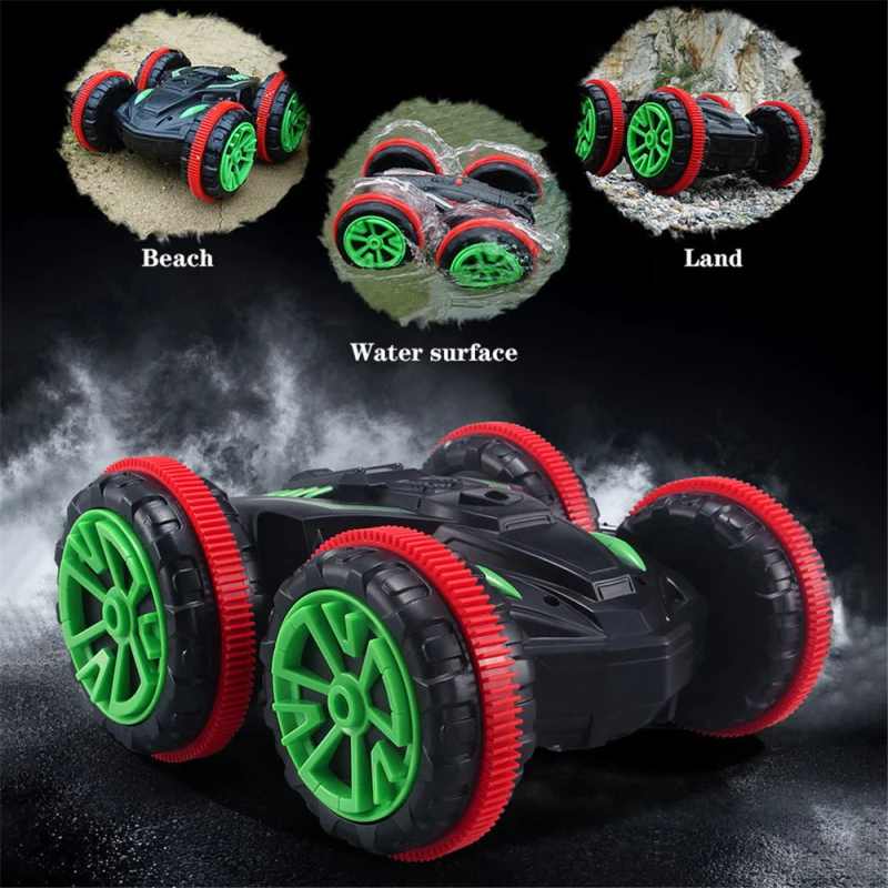 Амфибиус двусторонний RC 1:18 2 4G 4WD водонепроницаемый с поворотом на 360 градусов| |
