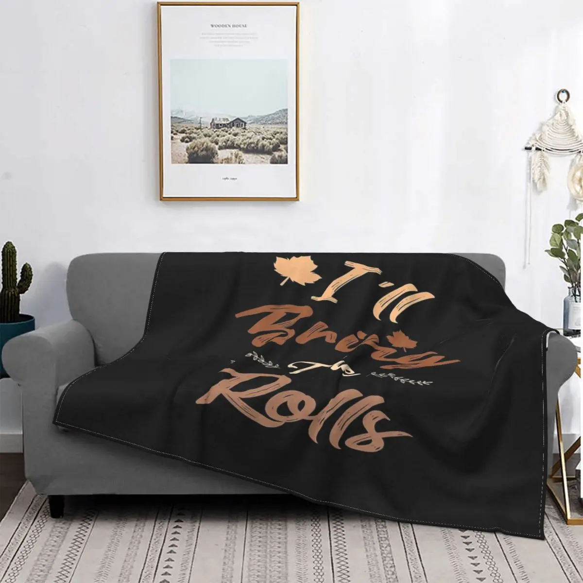 

Il Bring The Rolls-Manta de Acción de Gracias para bebé, colcha a cuadros para cama, sofá, toalla, Sudadera con capucha