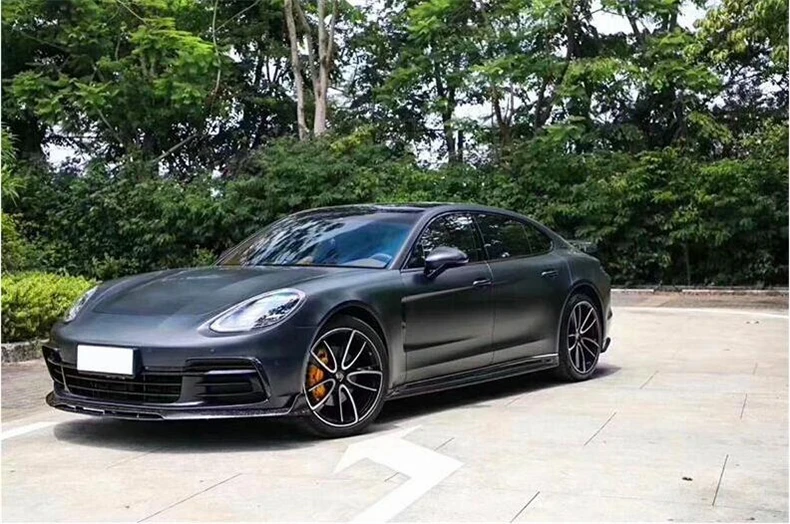 Передний и задний бампер для Porsche Panamera 971 передний спойлер боковая юбка из