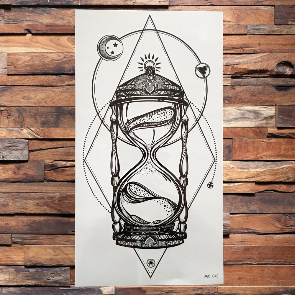 Черная хна Менди искусственные Временные татуировки для женщин и мужчин