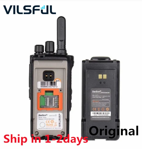 Inrico T522A 4G LTE Zello Network Radio Ptt Walkie Talkie GPS WIFI Bluetooth Poc Radio Android Walkie Talkie
