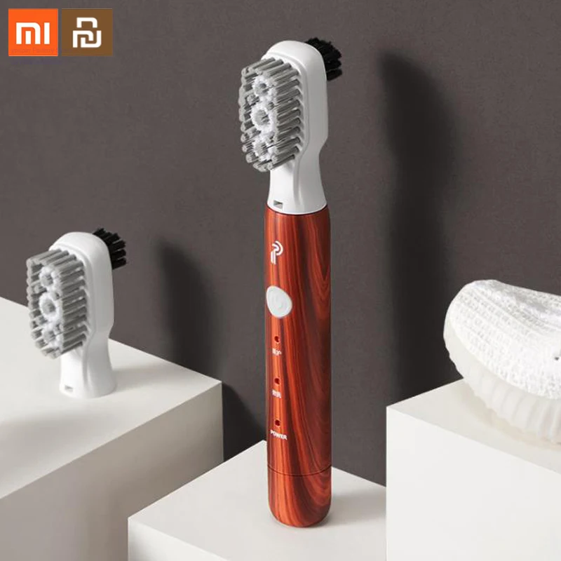 Xiaomi Sonic вибрационная обувь Белая Электрическая Мойка моющаяся с двойной щетиной