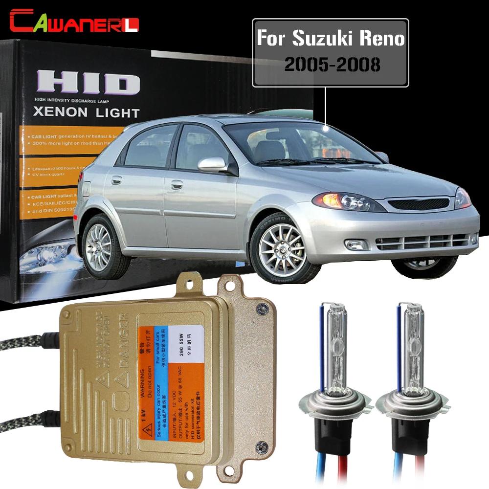 Ксеноновая фара Cawanerl для Suzuki Reno 2005-2008 H7 55 Вт без ошибок AC HID 3000K-8000K светильник