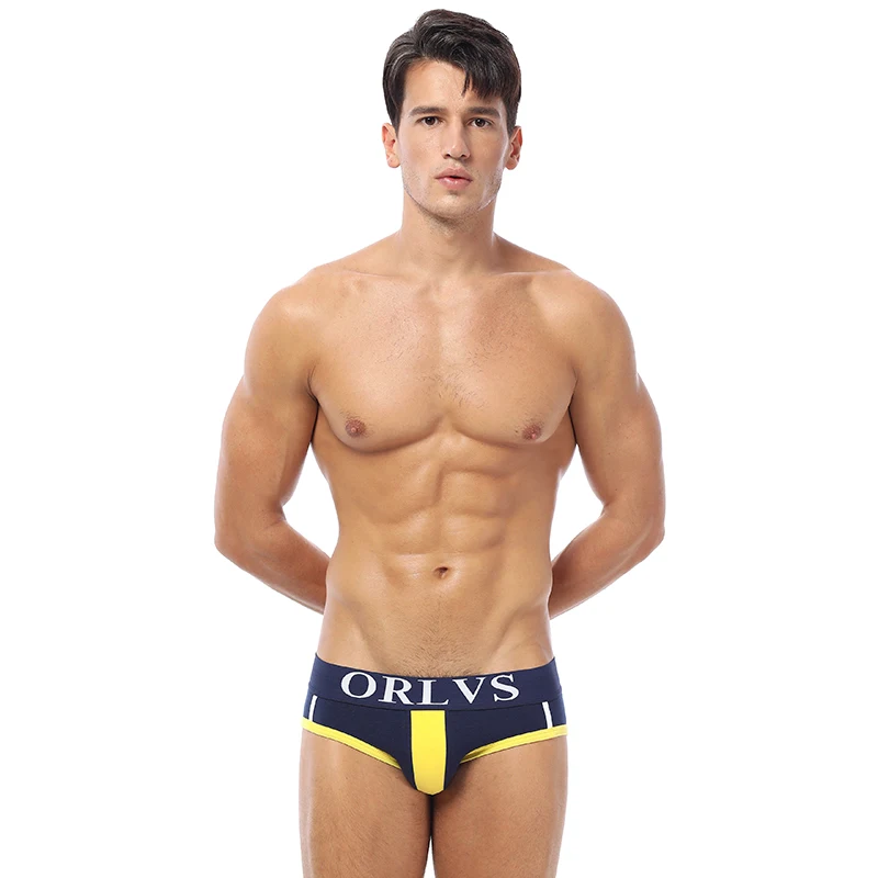 2019 Модные мужские трусы мягкое дышащее хлопковое сексуальное нижнее белье для