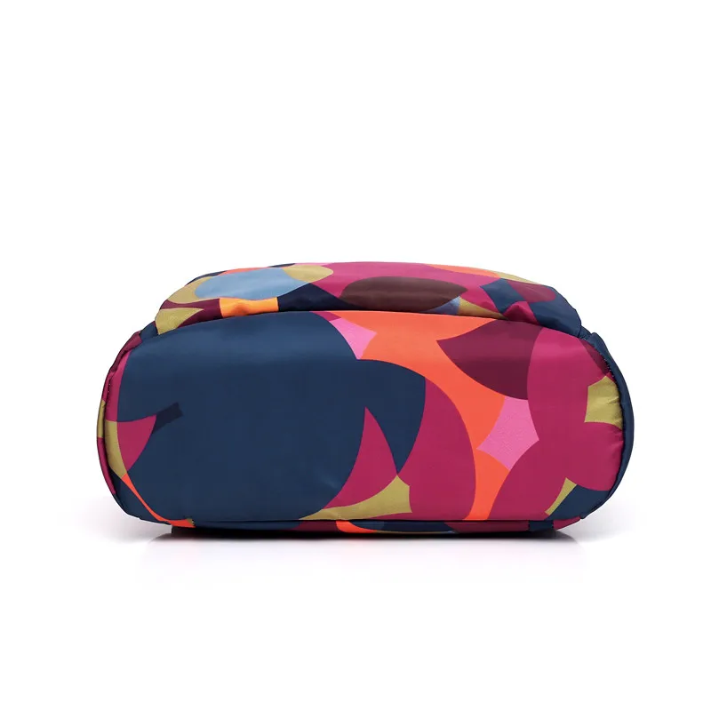 Girls schoolbag waterproof breathable backpack anti-theft middle school student backpack casual printing Oxford cloth schoolbags