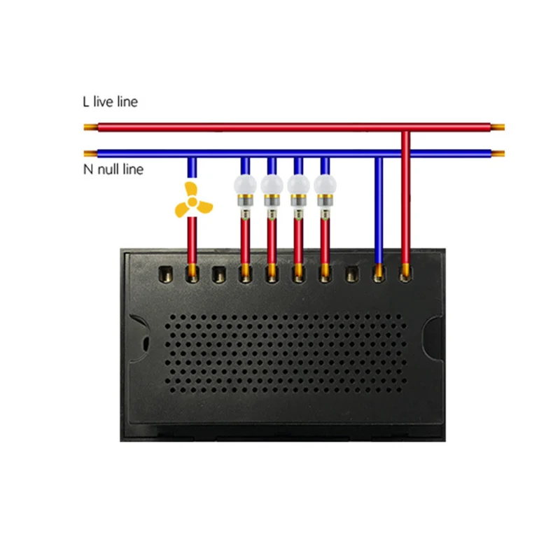 

Smart WIFI Switch UK Plug 4 Gang WIFI Light Switch with Wifi Ceiling Fan Switch,Crystal Glass Panel,Work Alexa,Google