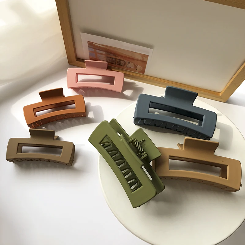 Fashion Women Girls Elegant Geometric Hair Clips Sweet Acrylic Ornament Hairclip Barrette Headwear Accessories | Украшения и