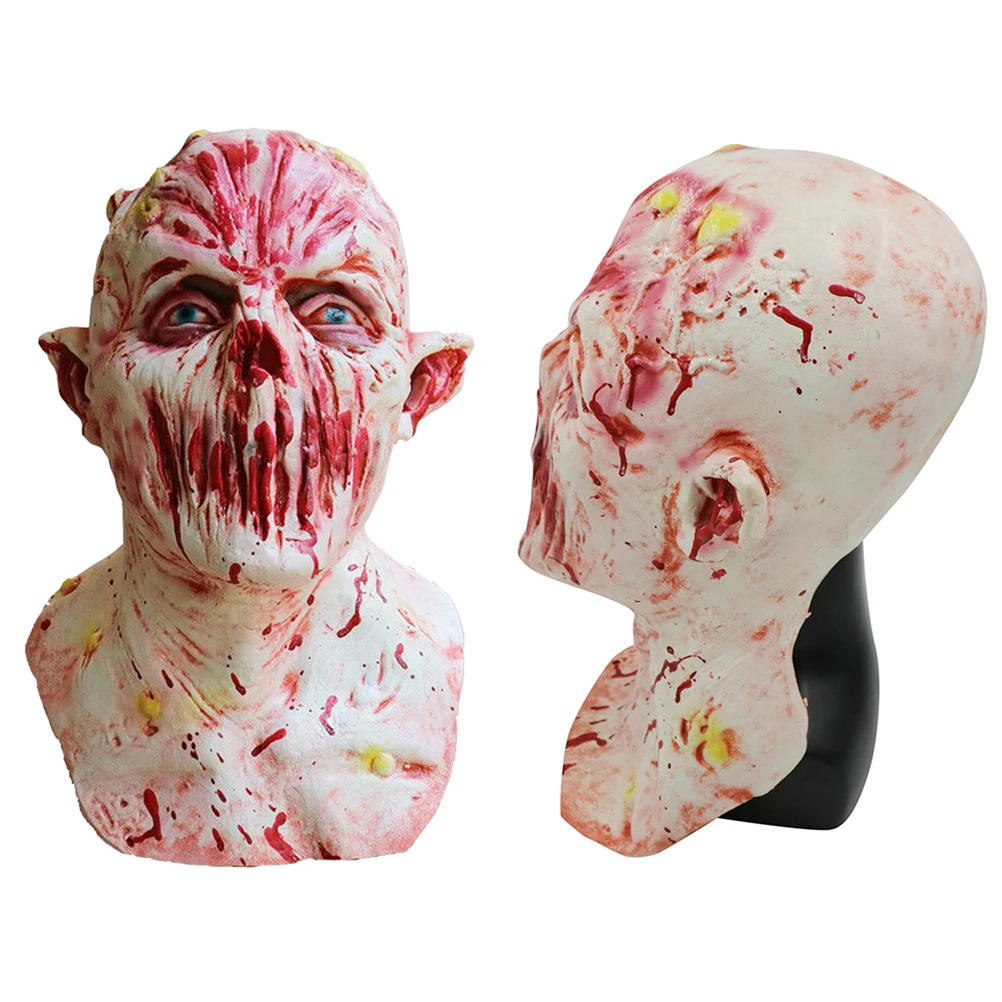 1 шт. вечерние маскарадные маски на Хеллоуин без шапочки Зомби Маска всю голову