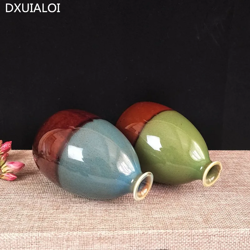 Керамическая ваза Креативные аксессуары настольное украшение простая мини-ваза
