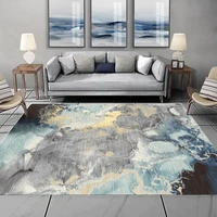 fashion modern abstract sea water spray ink living room bedroom kitchen bedside carpet mat customizationcustom size