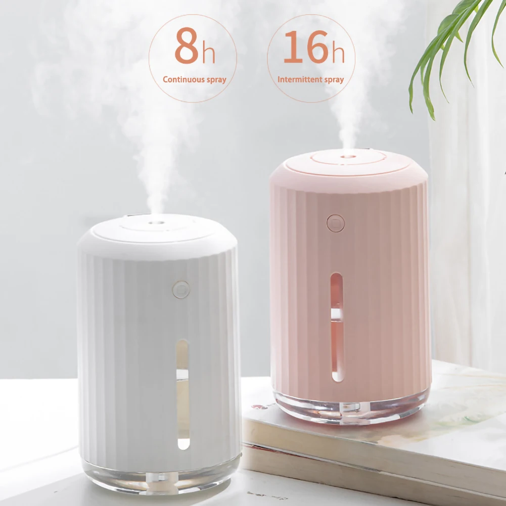 

320ml Air Humidifier USB Ultrasonic Aroma Essential Oil Diffuser Romantic Soft Light Humidifier Mini Cool Mist Maker Purifier