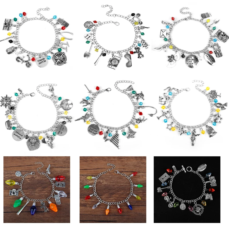 Браслет из сериала очень странные Рождественская елка Подвески для ламп цепочки