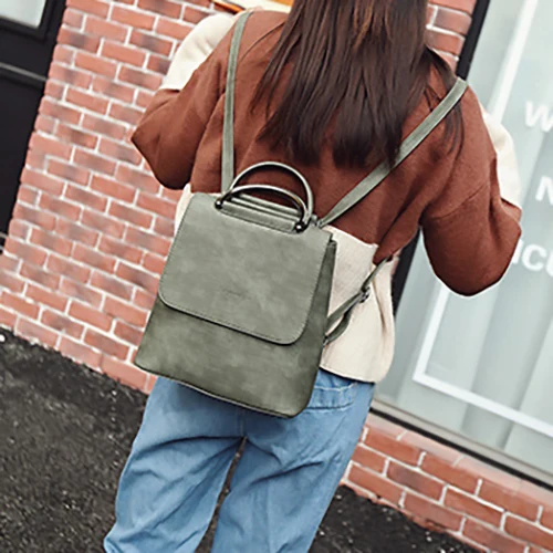 Модный женский рюкзак Удобные сумки на ремне для девочек-подростков школьные