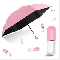 mini umbrella woman umbrella parasol fold rain umbrella sun umbrella portable capsule umbrella for women umbrella kids girls