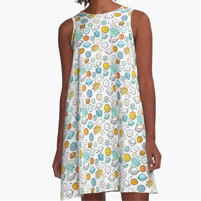 

Fashion Women summer dresses Pineapple and heart Printed A-Line Boho Dress for women harajuku Sexy ladies mini short beach dress