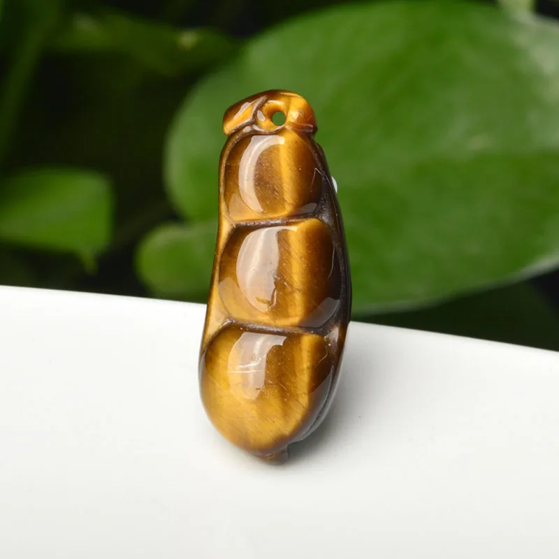 Ожерелье с подвеской тигровый глаз для мужчин и женщин|Ювелирные шармы| |