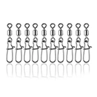 50 шт.лот, 2 #4 #6 #8 #10 #, рыболовный соединитель, подшипник, подшипник, шарнирная защелка, рыболовные крючки, снасти