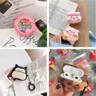 Чехол для AirPods 3 (Новинка 2021 года) с брелоком 3D, аксессуары для защиты телефона из искусственного аниме для AirPods 3Pro21, силиконовый чехол