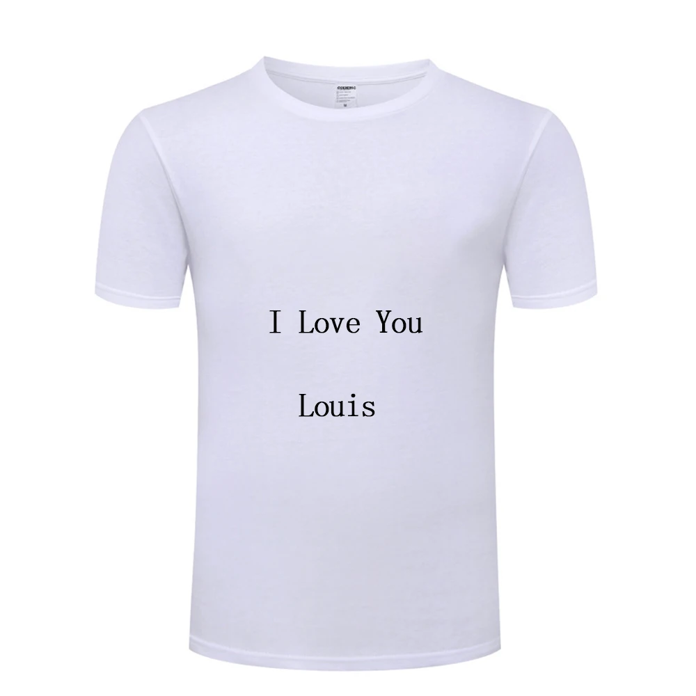 

Custom Photo Text Love T-Shirt for Women Men Family Oversize Clothes Customized Pictures Blank Novelty Short Sleeve Top Tshirt
