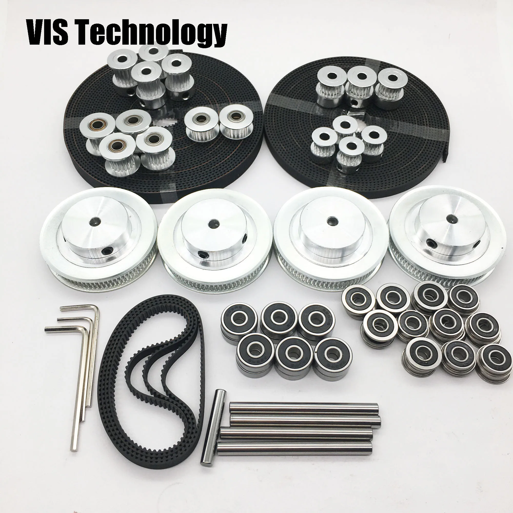 Ремень ГРМ VORON 2 4 1 комплект GT2 LL-2GT открытый 16T 80T 20T зубчатый шкив 188-2GT подшипник